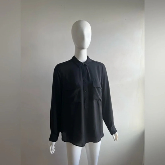 violeta by MANGO Women's Blouse Size Medium Back Classic NWT - Picture 1 of 9